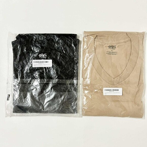 (2) Extra Large Shaka V-Neck Shirts Bundle NEW - Picture 1 of 7